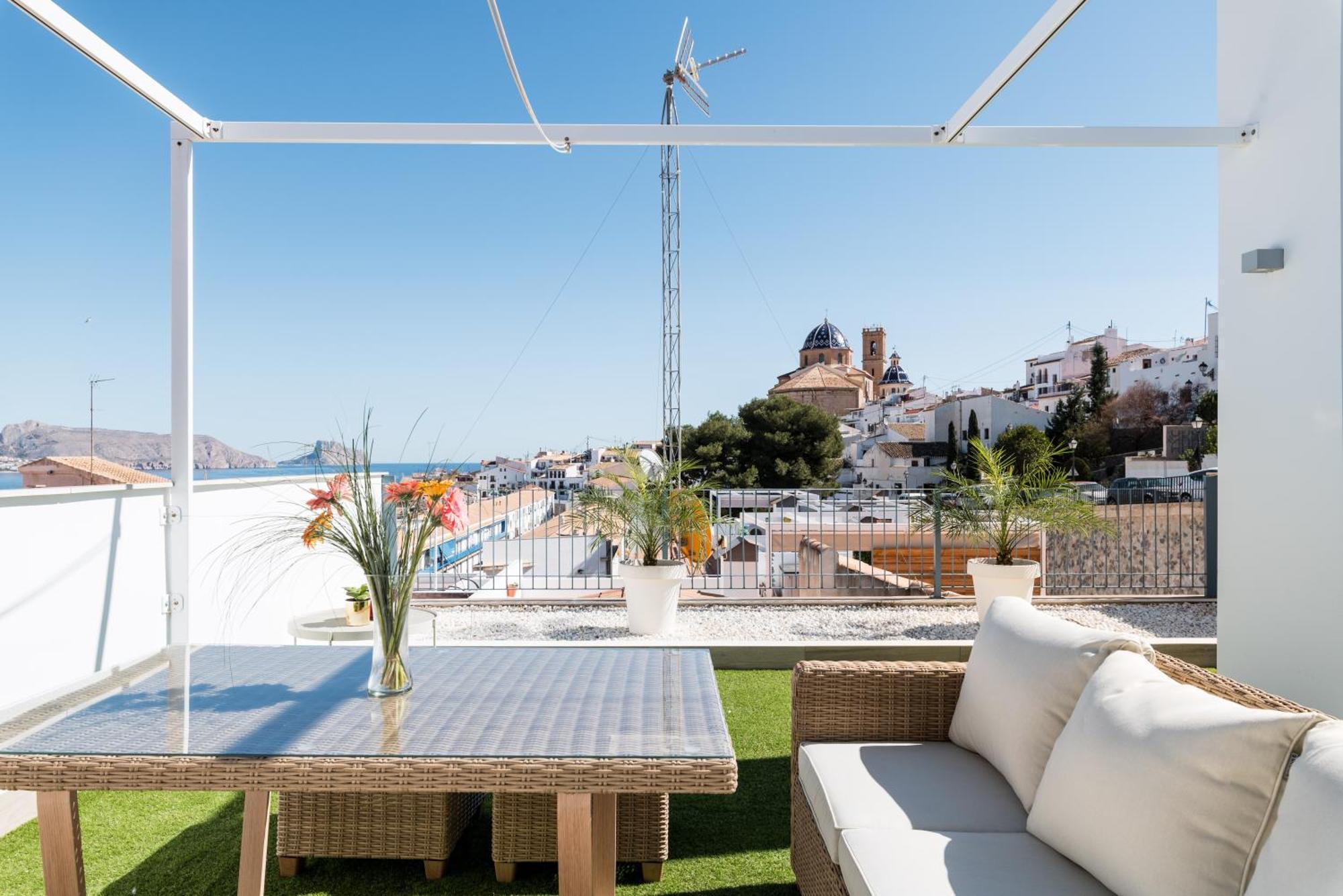 Atico Vistas Al Mar, Terraza, Piscina Y Parking By Vero Altea Exteriör bild