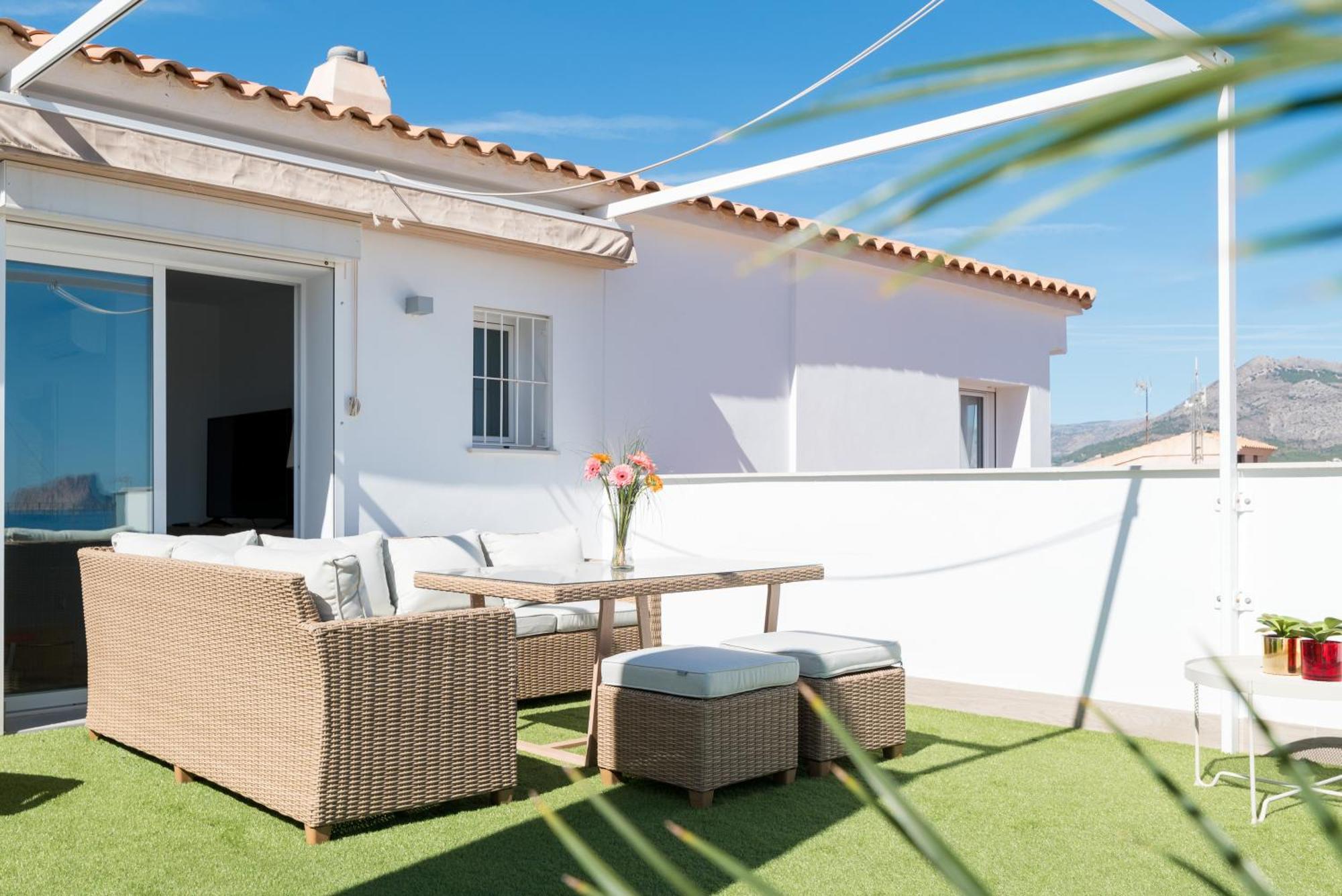 Atico Vistas Al Mar, Terraza, Piscina Y Parking By Vero Altea Exteriör bild