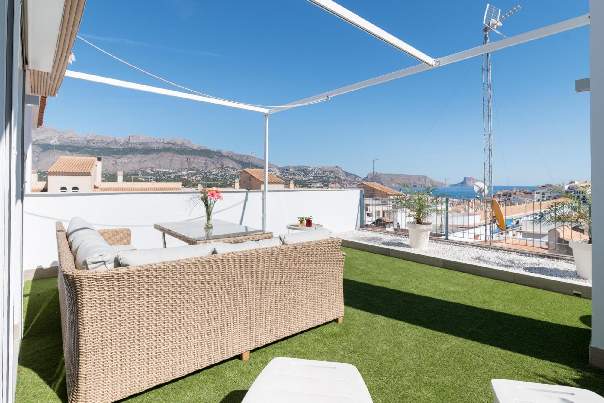 Atico Vistas Al Mar, Terraza, Piscina Y Parking By Vero Altea Exteriör bild